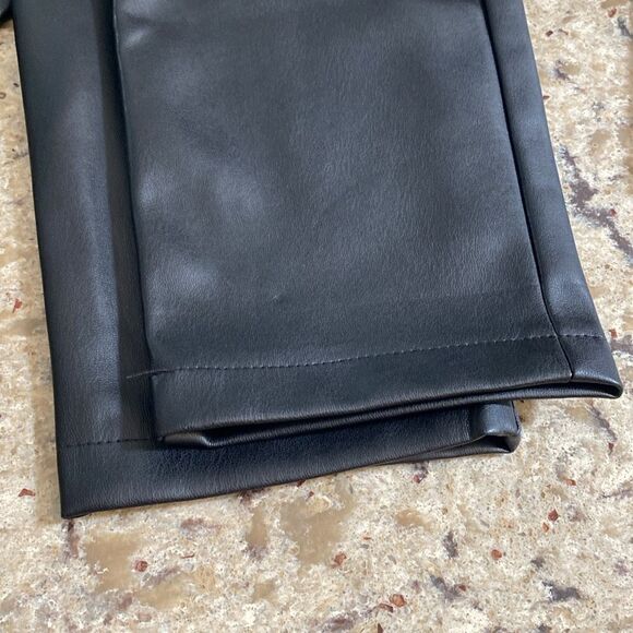 Elan Julie Faux Black Leather Pant - Picture 6 of 6